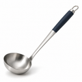 Louche profonde en acier inoxydable finition bleu nuit 31 cm