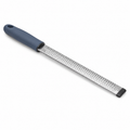 Zesteur fin en inox avec manche bleu ardoise 30 cm