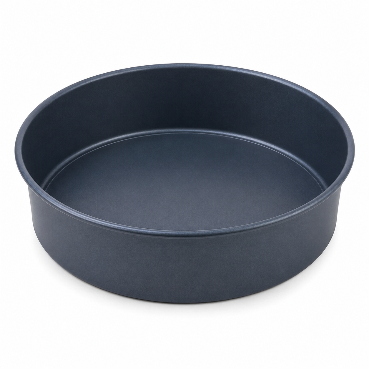 Moule à gâteau rond en acier bleu ardoise diamètre 24 cm