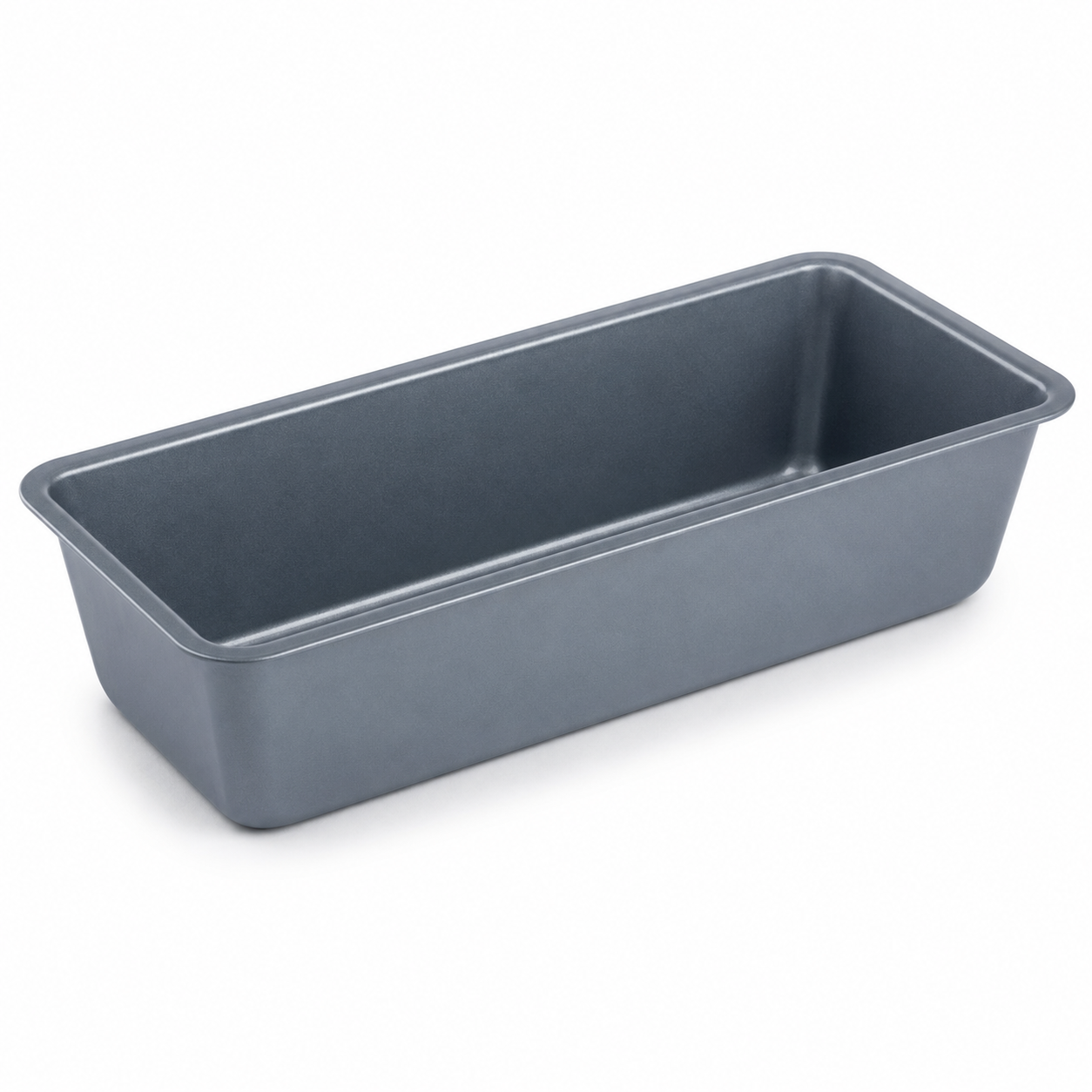 Moule à cake en acier gris bleuté 26 x 11 cm