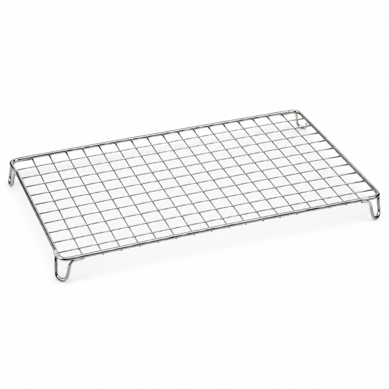 Grille de refroidissement en inox 40 x 25 cm à maillage serré