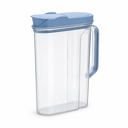 Boîte à céréales hermétique bleu brume avec bec verseur 2 L