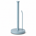Porte-rouleau essuie-tout en acier bleu glacier hauteur 33 cm