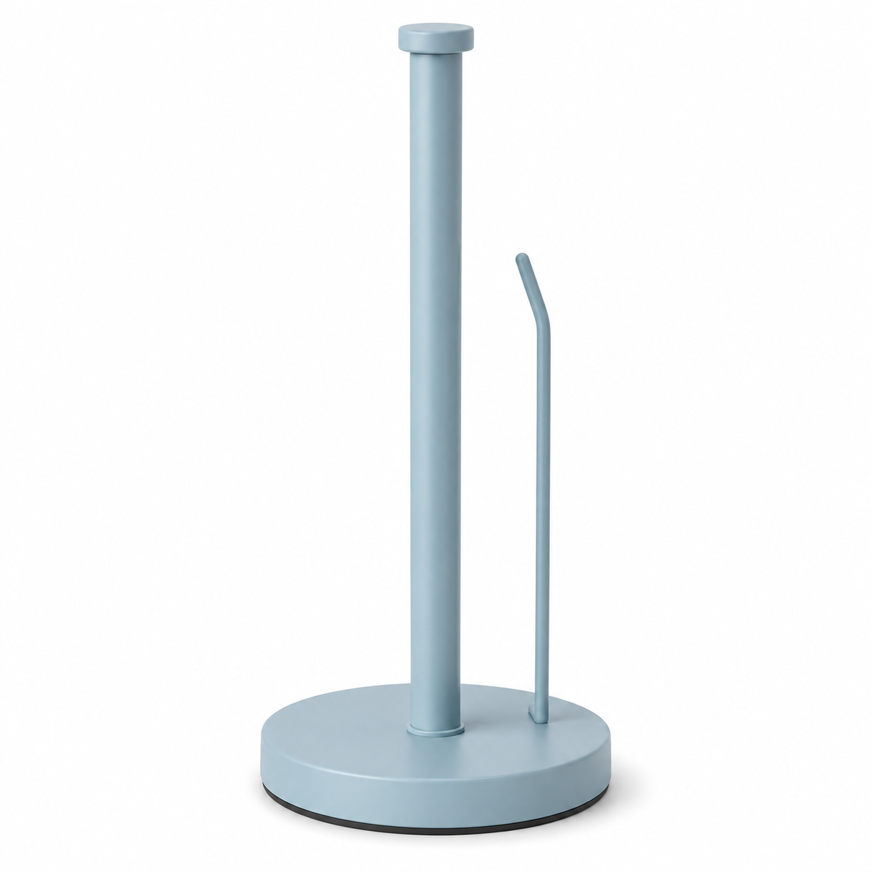 Porte-rouleau essuie-tout en acier bleu glacier hauteur 33 cm